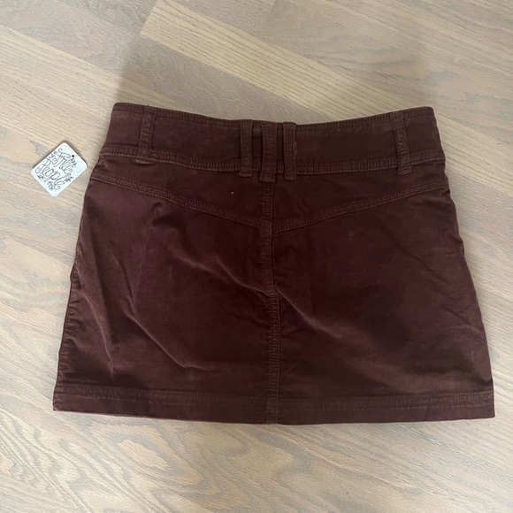 Free People Brown denim mini skirt - Picture 2 of 2